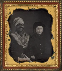 Millie Craig et Frederick H. Healey, c. 1851 (photo)