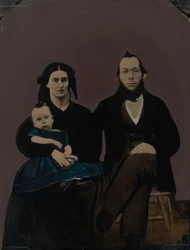 Portrait de famille, années 1860 (photo)