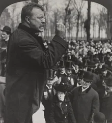 Le président Roosevelt à Evanston