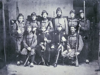 Les cadets zouaves de Charleston de l