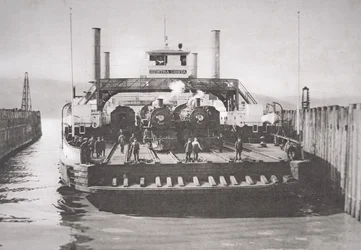 Le ferry Contra Costa, vers 1920