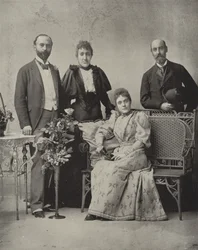 La princesse Eulalia et son escorte