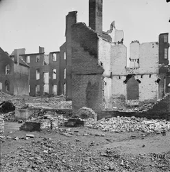 Les ruines de Richmond, Virginie