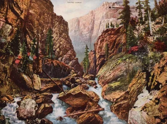 Toltec Gorge (colour photo)