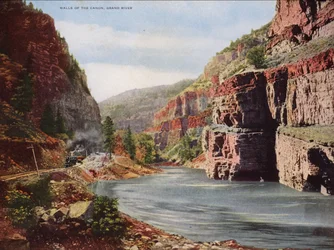 Murs du Canon, Grand River (photo couleur)