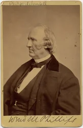 Wendell Phillips (1811-84), abolitionniste américain et défenseur des Amérindiens