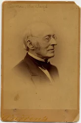 William Lloyd Garrison (1805-79), abolitionniste américain, photo par George K Warren, Boston