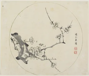 Branche de Prunier avec Fleurs