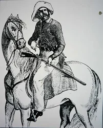Un Texas Ranger, vers 1845