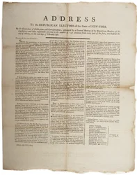Adresse aux électeurs républicains de l