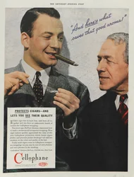 Publicité pour le cellophane DuPont, 1937