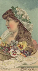 Publicité pour la crème Viola, c.1890