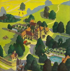 Vue aérienne d