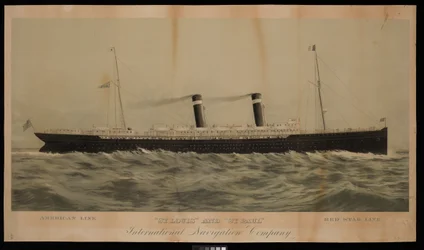 American Line St Louis et St Paul Red Star Line International Navigation Company