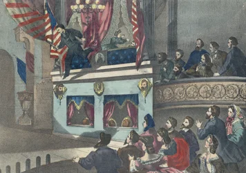 Assassinat du président Abraham Lincoln, vers 1865