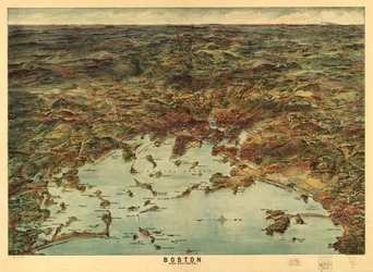 Boston et ses environs, vers 1905