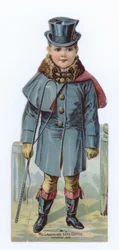 Garçon avec fouet à cheval
