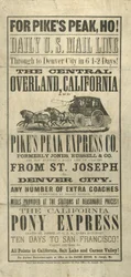 Affiche publicitaire pour les voyages trans-américains et les itinéraires de voyage