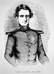 Capitaine Samuel Walker (1815-47) 1847 (gravure)