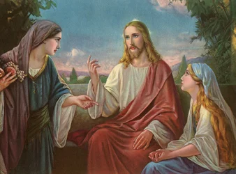 Christ avec la Vierge Marie et Marie Madeleine