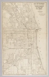 Carte de la ville de Chicago