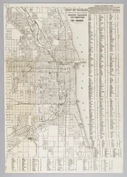 Carte de la ville de Chicago