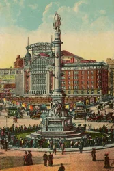 Columbus Circle, New York, c.1900