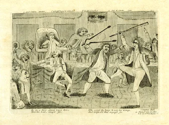 Pugilistes du Congrès : Griswold et Lyon, à Congress Hall, Philadelphie, PA