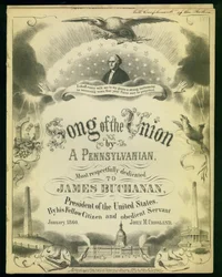 Couverture de Songs of the Union by a Pennsylvanian..., par John M. Crosland, 1860