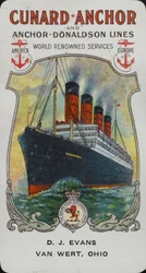 Navire Cunard - Aquitania