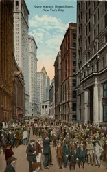 Marché de la Bourse, Broad Street, New York