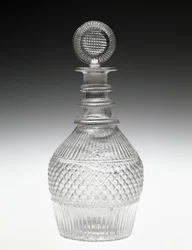 Carafe et Bouchon, vers 1820-1840