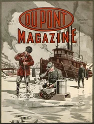 Dynamite DuPont, couverture du DuPont Magazine, janvier 1920
