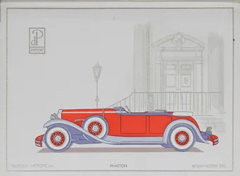 Voitures DuPont : Phaéton, 1921