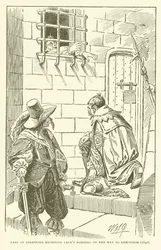 Le comte de Strafford recevant la bénédiction de Laud en route vers l