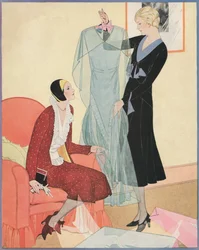 Flappers avec de nouveaux vêtements