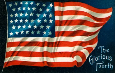 Drapeau Américain du Quatre Juillet