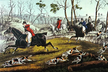 Chasse au renard, publié par N. Currer