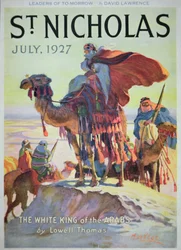 Couverture du magazine St. Nicholas, juillet 1927
