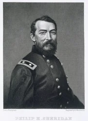 Général Philip Sheridan, gravé d