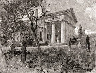 Maison du général Robert E. Lee, Arlington, Virginie, au 19ème siècle, de 