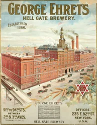 Brasserie Hell Gate de George Ehrets, Fondée en 1866
