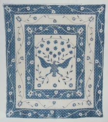 Grand Sceau des États-Unis Quilt par Susan Strong, Maryland ou Ohio, c.1830