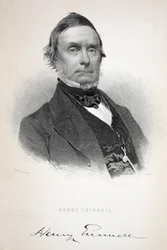 Henry Grinnell, illustration de Henry Grinnell (1799-1874); La deuxième Expédition Grinnell à la Recherche de Sir John Franklin..., 1856