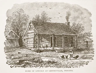 Maison de Lincoln à Gentryville, Indiana, d