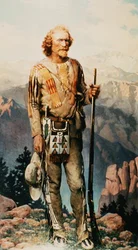Jim Baker (1818-98) (lithographie en couleur)