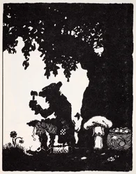 Leprechaun, tiré du Guide mondial des gnomes, fées, elfes et autres petits êtres de Thomas Keightley (1789-1872), publié en 1880