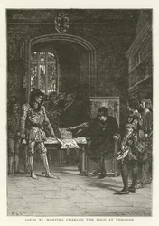 Louis XI rencontrant Charles le Téméraire à Péronne
