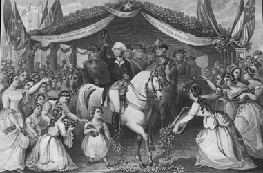 Major général George B. McClellan, pub. 1861 (gravure)