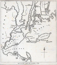 Carte de New York et des environs